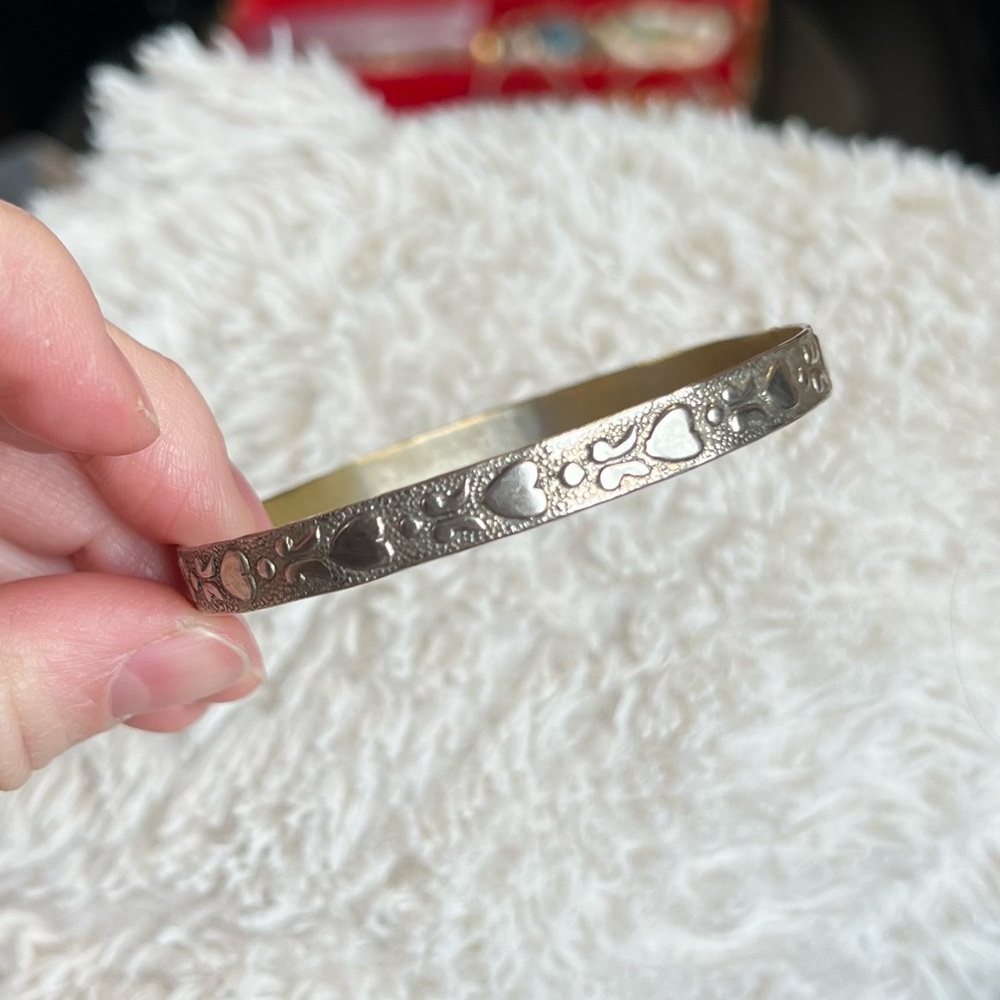 Taxco Silver Bangle Bracelet